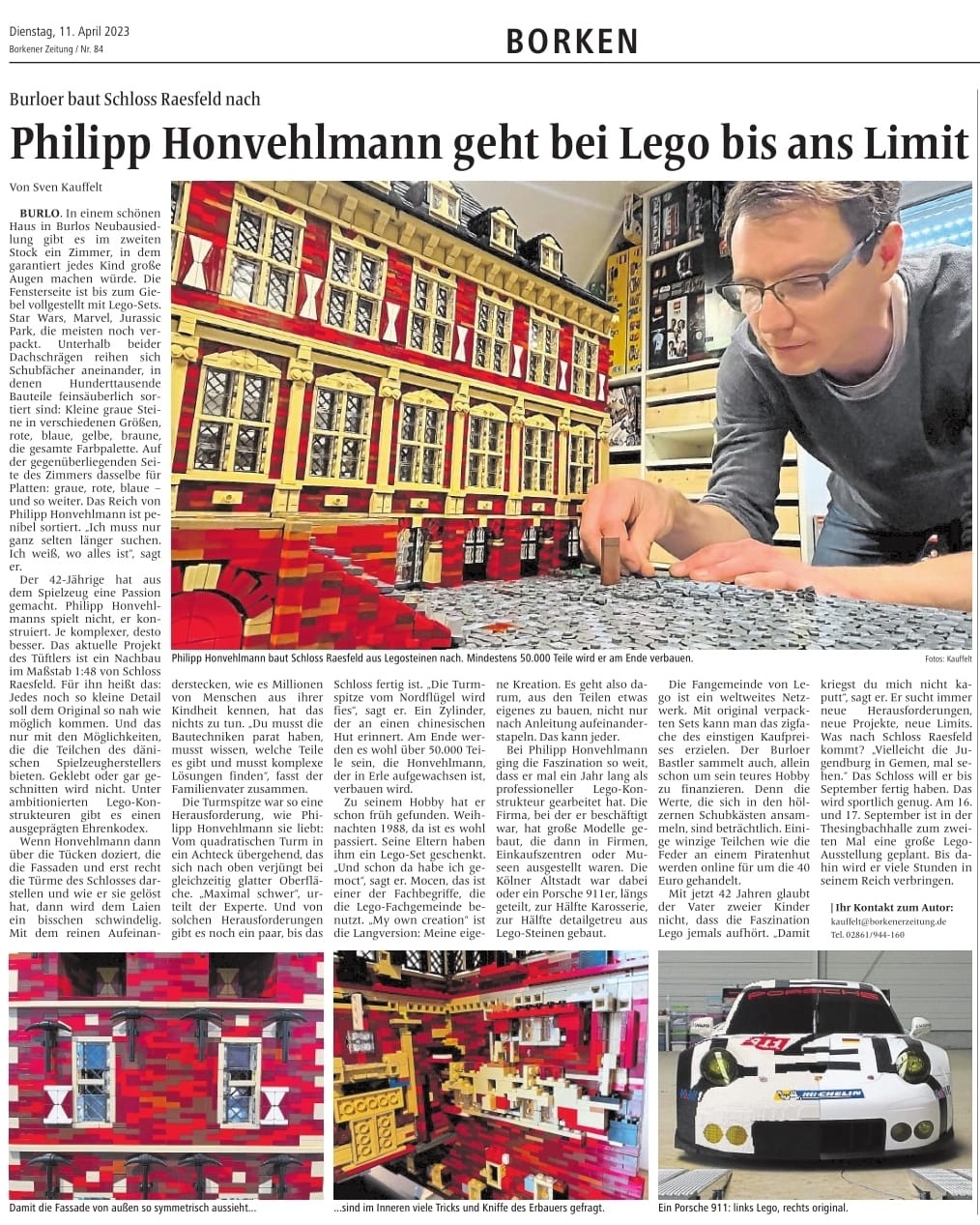 Artikel Borkener Zeitung Philip Honvehlmann